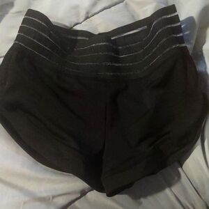 Cute Scrunch Butt Booty Shorts Black Medium